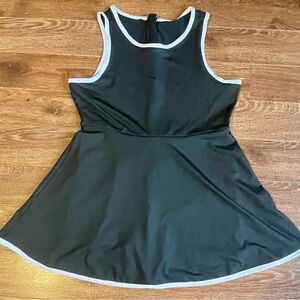 Black Sleeveless ‘Tennis’ Dress with shorts underneath